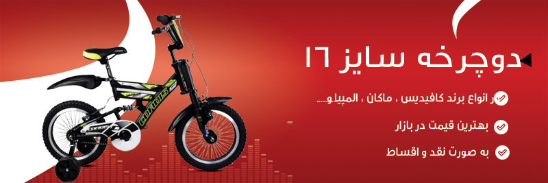 خرید دوچرخه سایز 16 با قیمت مناسب در بازار
